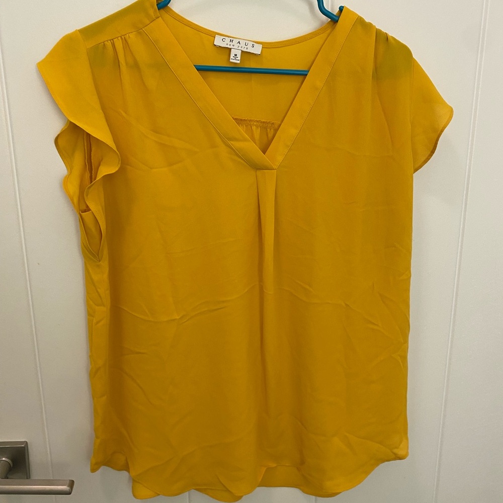 Yellow Blouse sz M